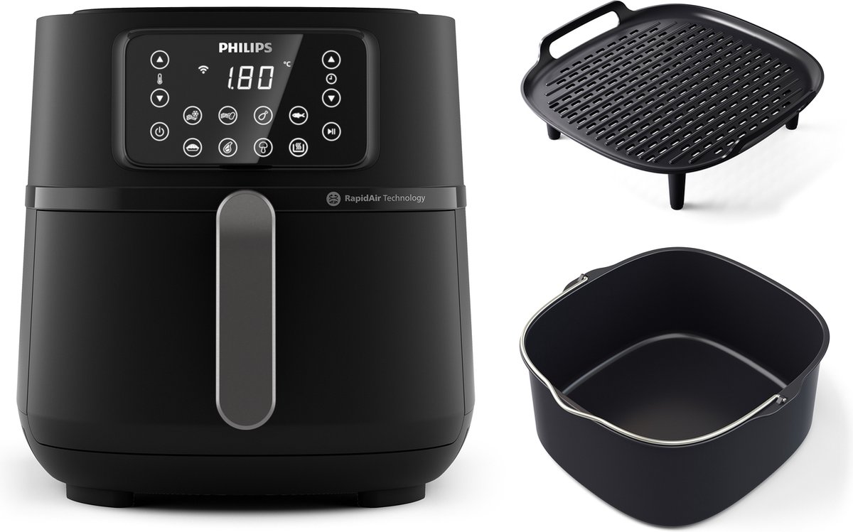 Philips Airfryer XXL Connected 5000 series HD9285/96 - Heteluchtfriteuse |  bol.com