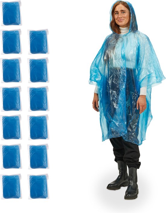 PVC regenponcho met capuchon bedrukken