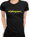 Cyberpunk 2077 - Logo Black Woman T-Shirt - L