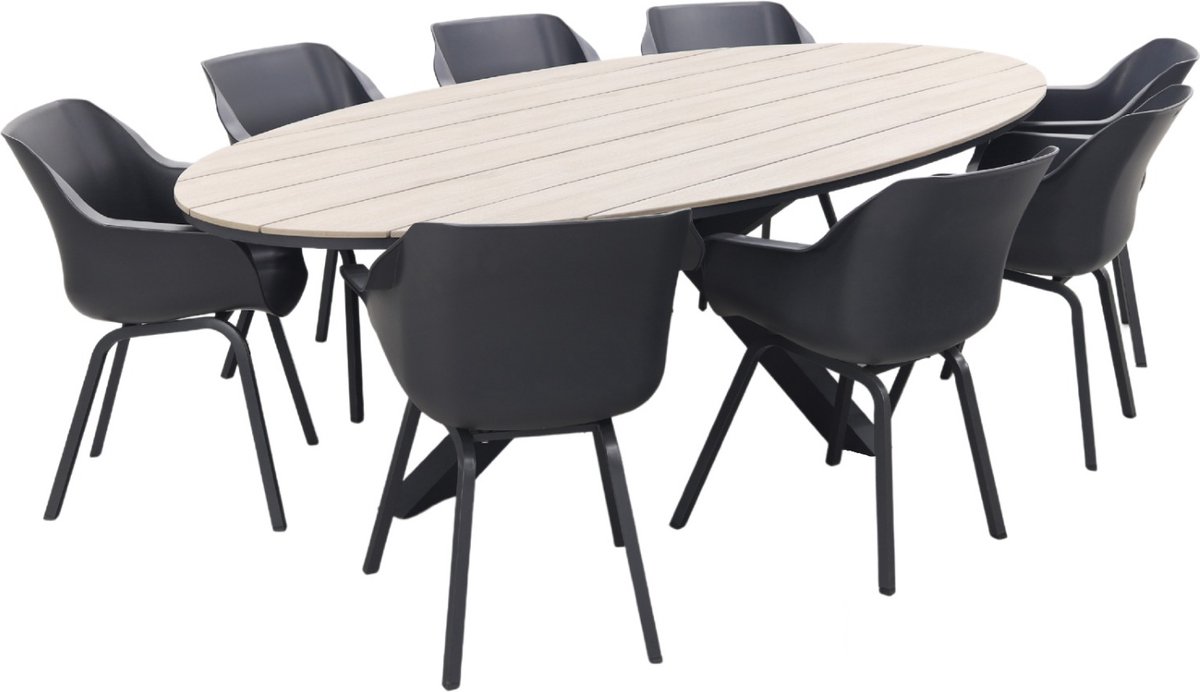 Hartman Sophie Element - Xerix / GI Edison 280x140 cm. tafel - ovale tuinset – foto 6
