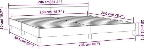 vidaXL-Bedframe-met-hoofdeinde-stof-zwart-200x200-cm