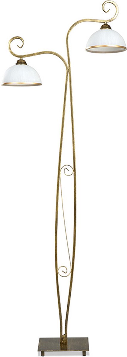 Emibig - Vloerlamp Wivara 2 Goud 160 cm