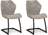 Stoel Riva - Lichtgrijs - set van 2 stoelen