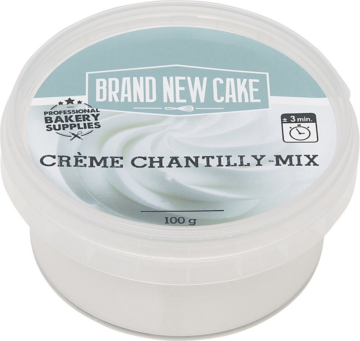 BrandNewCake® Crème Chantilly Mix (Klopschuim) 100gr - Alternatief Voor Botercrème - Taartvulling - Taartdecoratie - Taartversiering