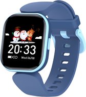 Smartwatch Enfants - Montre de Fitness - Étanche - Température - Fréquence cardiaque - Moniteur de sommeil - Blauw