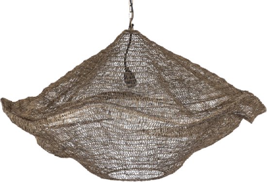 PTMD Lailaa Brass iron ceiling lamp wavy M