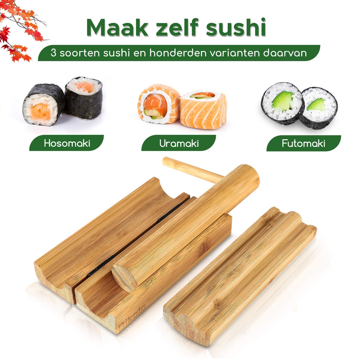 Bikolo® - Sushi Maker Bazooka - Sushi Set - Sushi Bazooka - Sushi Kit -  Sushimakers 