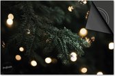 Inductie beschermer 81x52 - afdekplaat inductie mat - Dietrix Kookplaat beschermer - Exclusief - Feestdagen - Kerstboom tak met licht