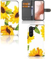 Hoesje geschikt voor Samsung Galaxy S23 Zonnebloemen