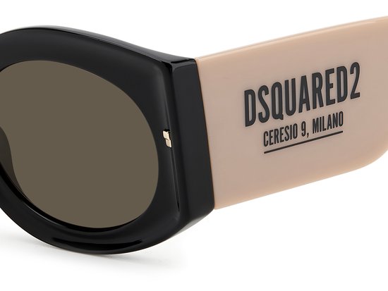 DSQUARED2 Zonnebril (D20071/S) Volwassenen Multi Volledig omrand — afbeelding 3