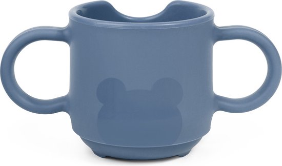 Haakaa Siliconen Baby drink beker | vanaf 6 maanden+ | kleur bluestone