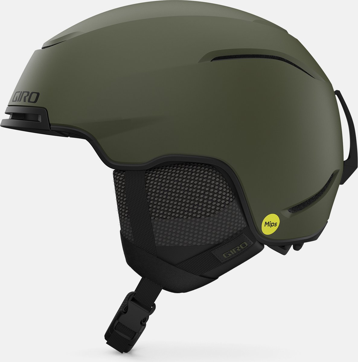 Giro Jackson Mips Free Ride Adult Snow Helmet - Matte Trail Green - Size L (59–62.5cm)