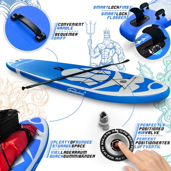 Merkatura Stand Up Paddle Board 366cm Opblaasbaar SUP Board
