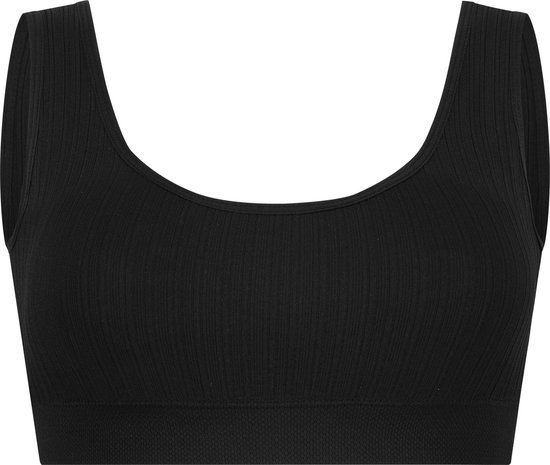 Hunkemöller Dames Lingerie Bralette Scoop Dianne - Zwart - maat L