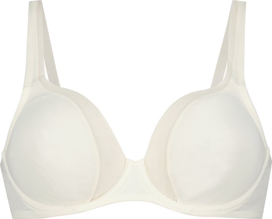 Hunkemöller Dames Lingerie Niet-voorgevormde beugel bh Mesh - Wit - maat C70