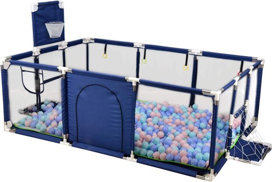Piscine À Balles pour Bébé - Piscine a Balle pour Enfant - Noir Rouge
