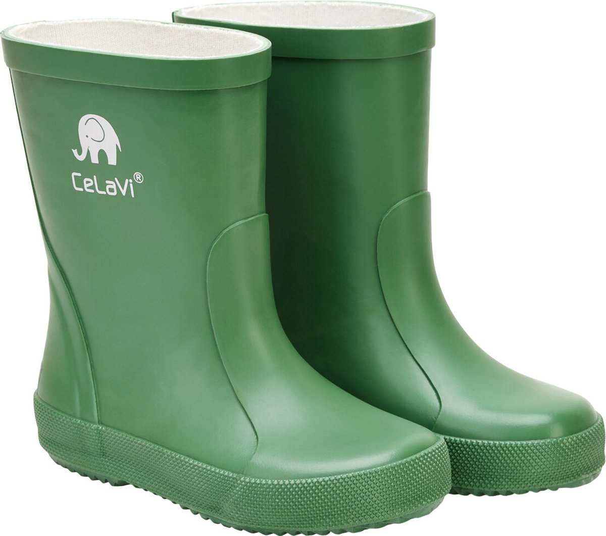CeLaVi - Basic regenlaarzen voor kinderen - Iepgroen - maat 22EU