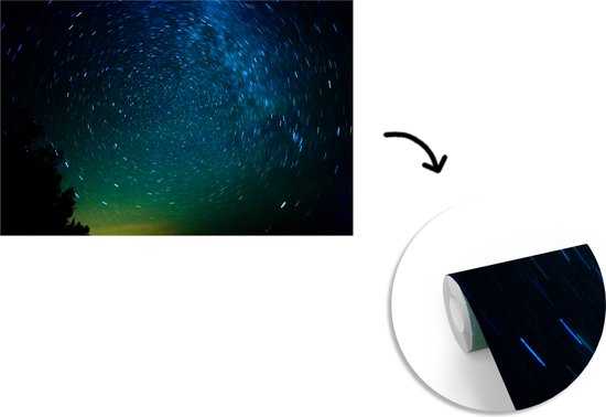 Papier fotobehang Un vortex de la Voie lactée dans le ciel