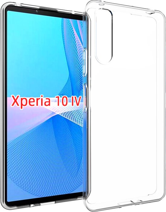 Sony Xperia 10 IV Hoesje Siliconen - Accezz Clear Backcover - Transparant