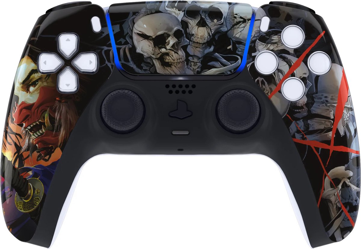PS5 Draadloze Dualsense Controller – Ghost of Samurai Custom