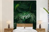 Behang kinderkamer - Fotobehang Bladeren - Monstera - Patroon - Meisjes - Kinderen - Jongens - Breedte 200 cm x hoogte 300 cm - Kinderbehang