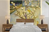 Behang - Fotobehang Perenboompje in bloei - Vincent van Gogh - Breedte 240 cm x hoogte 240 cm