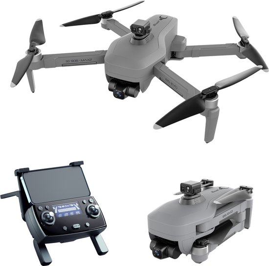 LUXWALLET EvoFly ² Dodge - 45Km/h - 4K GPS Drone - 4KM - Obstakel Ontwijken - 5Ghz WiFi - Gimbal 3-as Camera - Micro SD - Professioneel