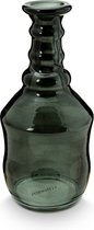 vtwonen Glazen Vaas voor Bloemen - Woondecoratie - Zwart - 11x23cm