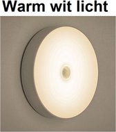 TechU™ 6 Stuks Intelligente Lamp met Sensor – Automatisch aan en uit – Nachtlamp – USB Oplaadbaar – Warm Wit Licht