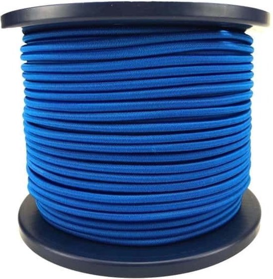 4mm Elastisch Touw - Groen - 100 meter op rol