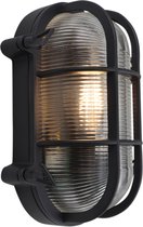 Olucia Luce - Lampe d'extérieur industrielle Bulleye - Aluminium/ Glas - Zwart