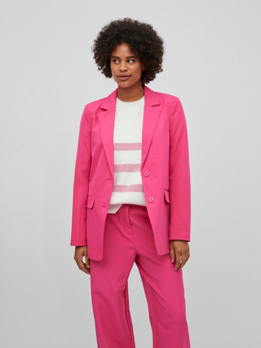 Vila Blazer Vikamma Loose Blazer - Noos 14082622 Pink Yarrow Dames Maat - 38