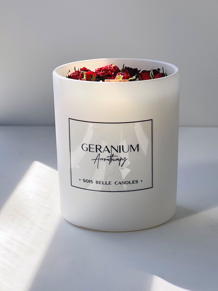 Candle Aromatherapie - Geranium
