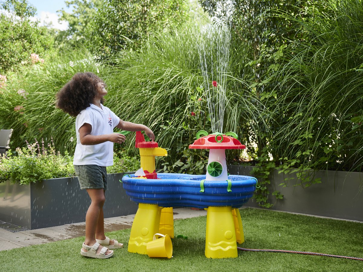 Big - AquaPlay - Waterbaan - 100 x 58 x 90 cm - Tuinslang aansluiting - Zand- of watertafel — afbeelding 5