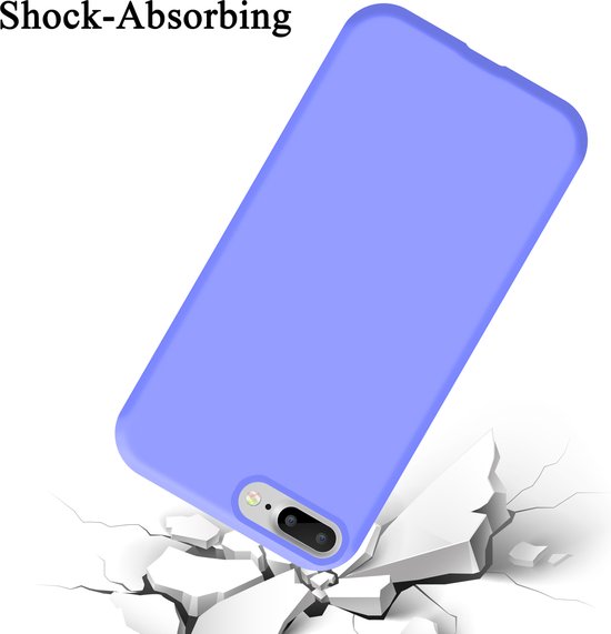 Coque Cadorabo pour Apple iPhone 7 PLUS / 7S PLUS / 8 PLUS en LIQUID LIGHT PURPLE - Coque de protection en silicone TPU souple