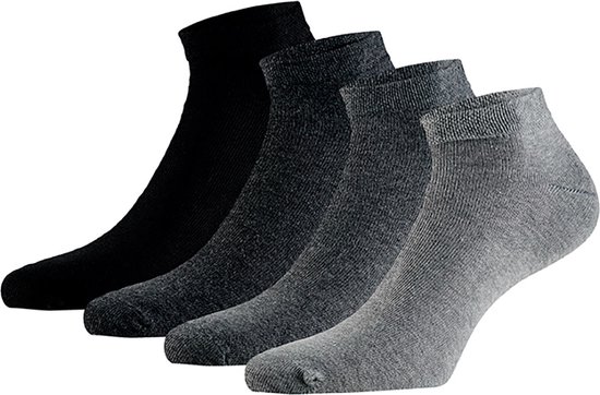 Socquettes coton bio - socquettes durables assorties gris 39/42