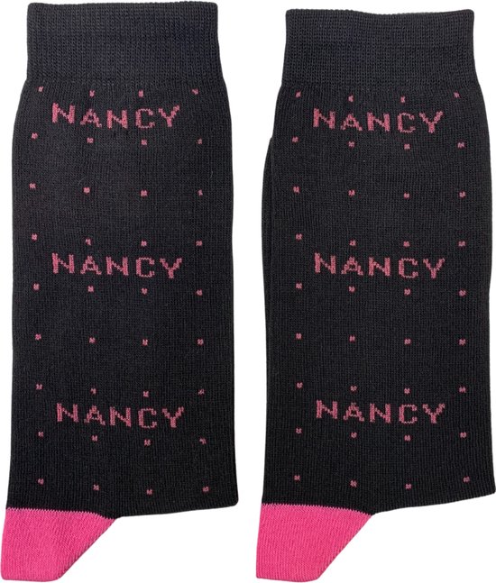 Naamsokken - Nancy - Naam verweven in sok - Maat 36-41
