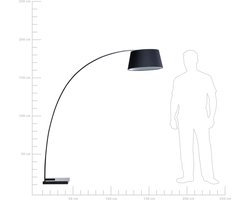 BENUE - Staande lamp - Zwart - Metaal