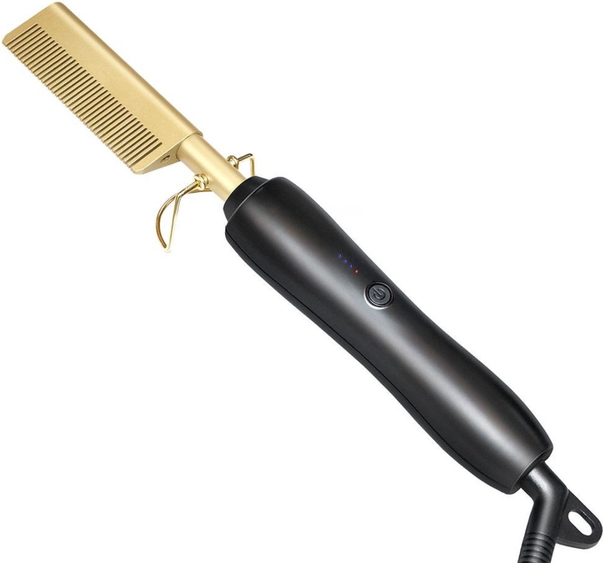 2 in 1 Elektrische Haarkam Deluxe – Stijlborstel – Mannen & Vrouwen – Kam – Stijlkam – Elektrische Kam – Hot Comb – Baardstijler – Baardkam – Elektrische haarborstel – Magic Brush –