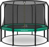 Magic Circle Pro - Trampoline met veiligheidsnet - ø 366 cm - Groen - Ronde trampoline met net - Buitenspeelgoed