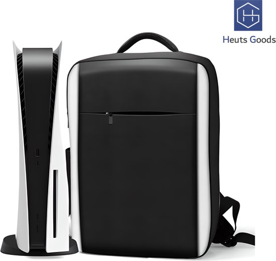Heuts Goods – LUXE zwarte tas geschikt voor PS5