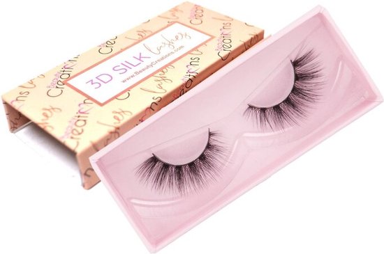 Beauty Creations - 3D Silk Lashes - I'm the Boss - Oogmake-up - Nepwimpers - 1 paar - Herbruikbare Wimpers - Eyelashes - Zwart - 22 g