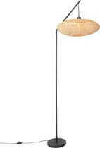 QAZQA ostrava - Oosterse Vloerlamp | Staande Lamp - 1 lichts - H 180 cm - Naturel - Woonkamer | Slaapkamer | Keuken