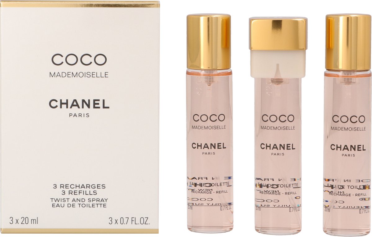 Chanel Coco Mademoiselle Geschenkset - 3x Eau de Toilette Refill