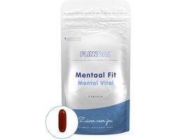 Flinndal Mentaal Fit Capsule - Voor Geheugen, Concentratievermogen en Gemoedsrust - 30 Capsules
