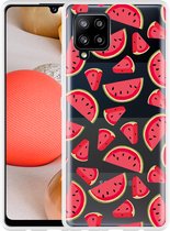 Hoesje Geschikt voor Samsung Galaxy A42 Watermeloen