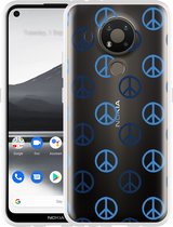 Nokia 3.4 Hoesje Peace - Designed by Cazy