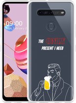 LG K51S Hoesje Only Present I Need - Designed by Cazy