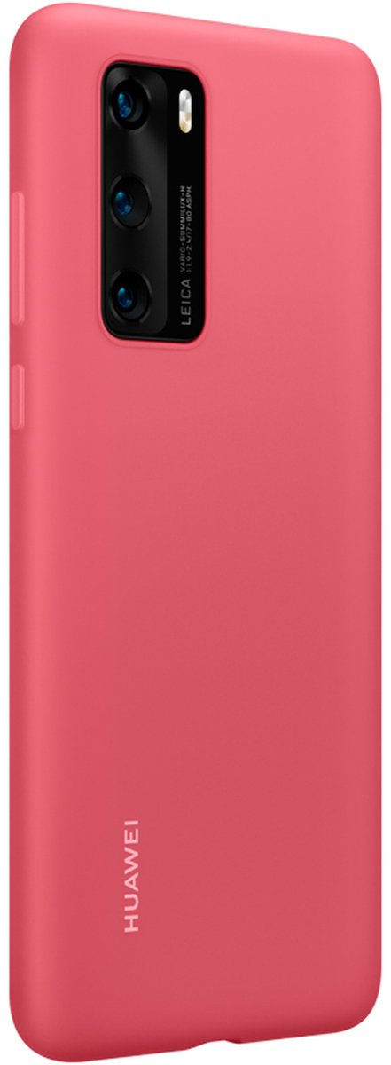 Huawei Silicon Protective Case voor de Huawei P40 - Berry Red