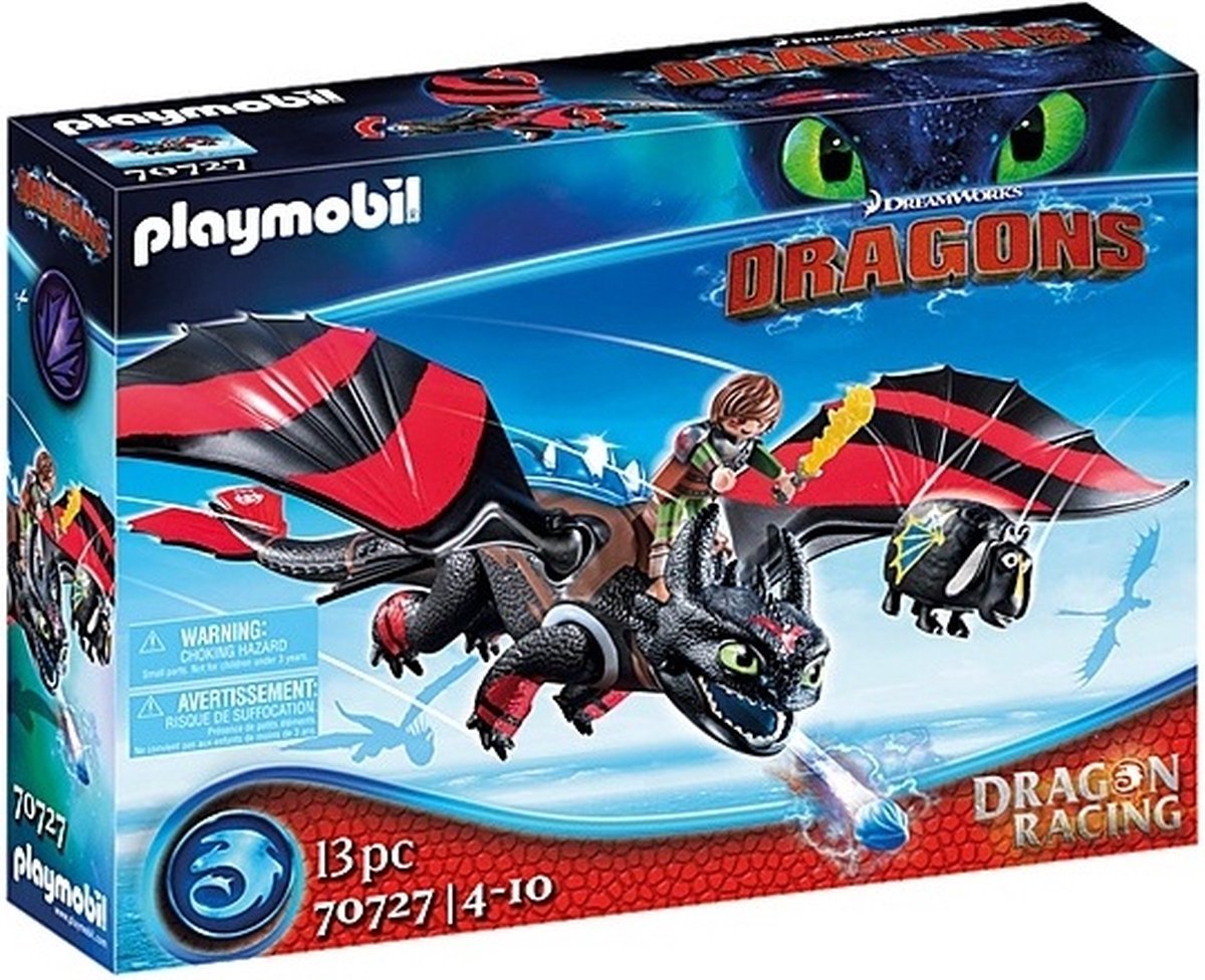 PLAYMOBIL Dragons Dragon Racing: Hikkie en Tandloos - 70727 - PLAYMOBIL